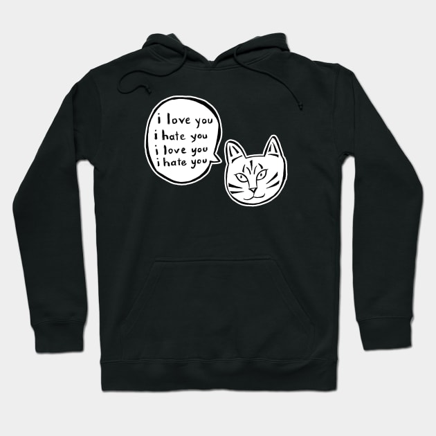 Crazy cat hoodie 2025